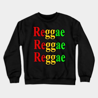 Reggae Music Lover Rasta Colors Jamaican colours Jamaica Crewneck Sweatshirt